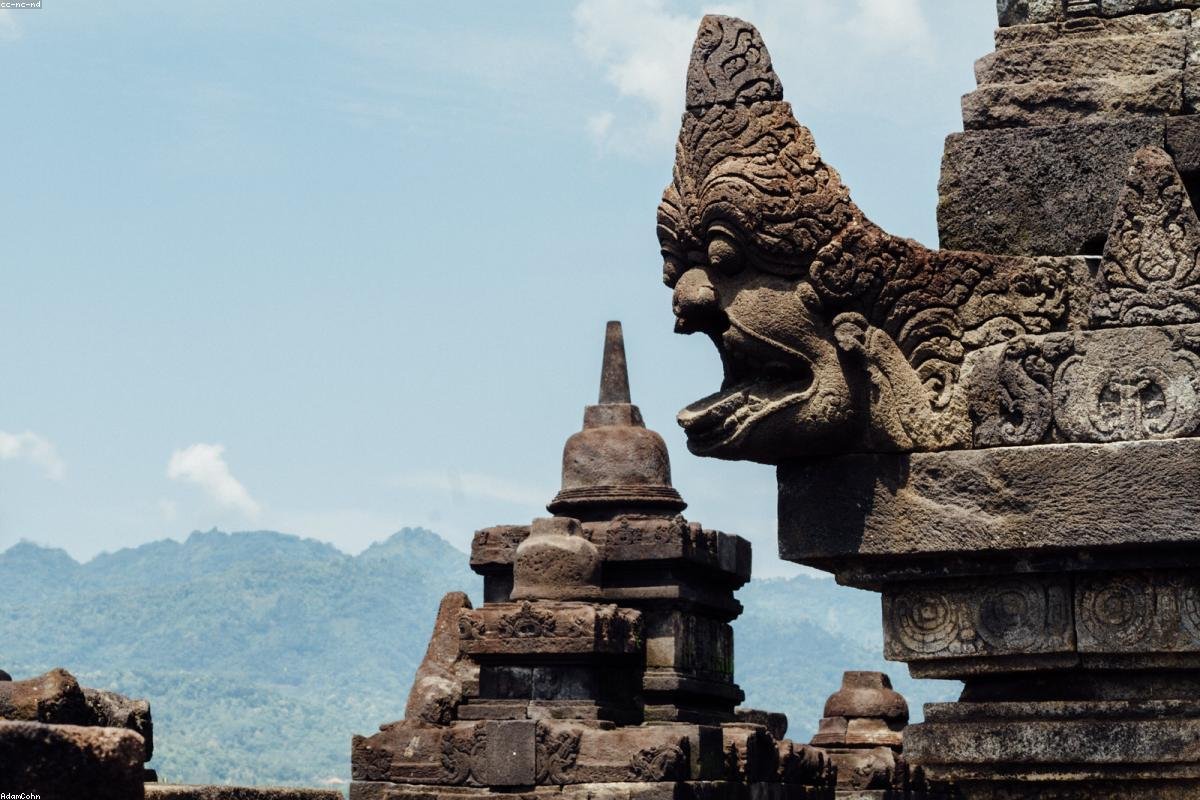 Suburbs near Borobudur, Yogyakarta