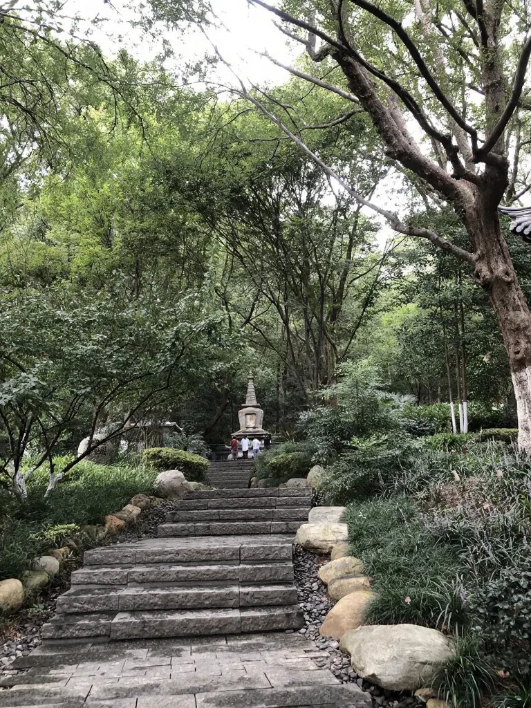东林寺祖庭Day4，i人到哪都是i人 图片 2