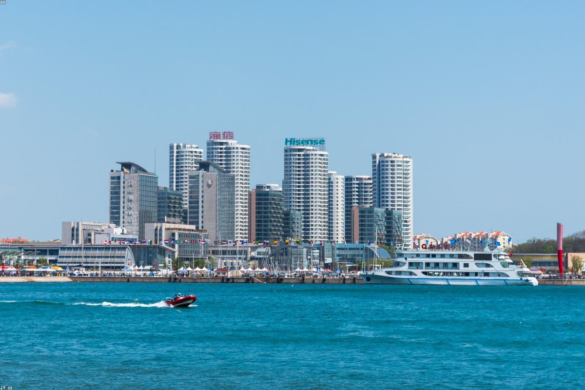 Qingdao Badaguan Red-roofed Buildings and Waterfront