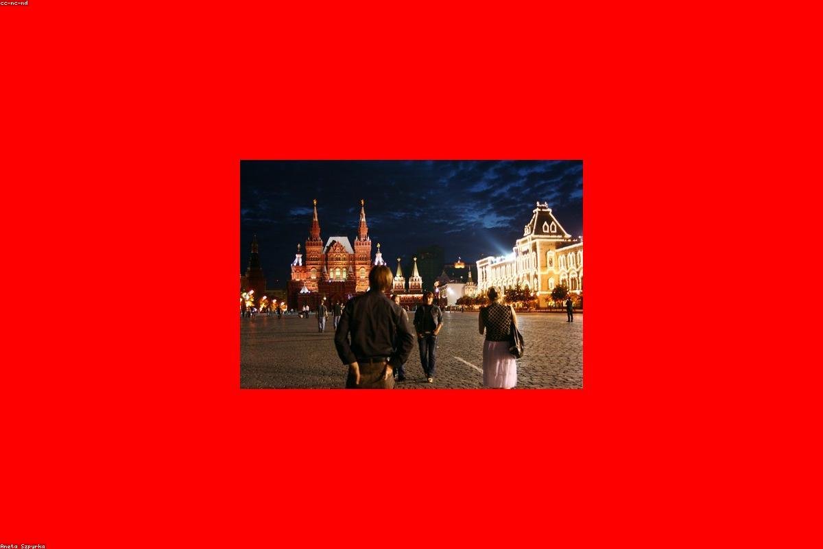 Moscow's Red Square with colorful onion-roofed churches
