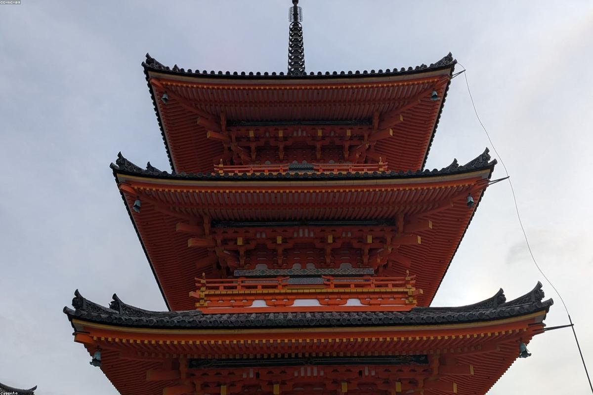 The temple atop the Wutai Mountain terrace and the alpine meadow
