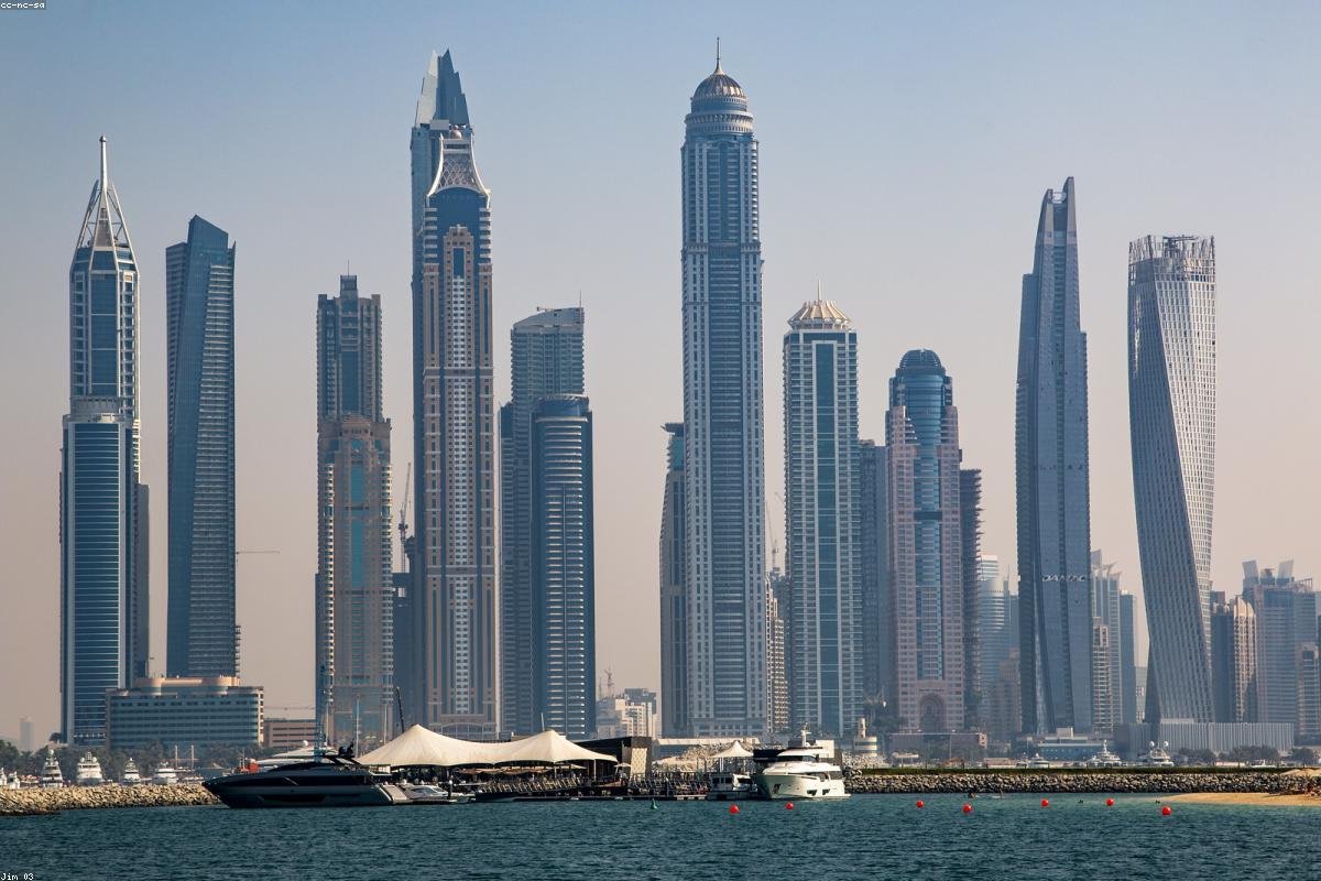 Dubai Burj Khalifa and the city skyline
